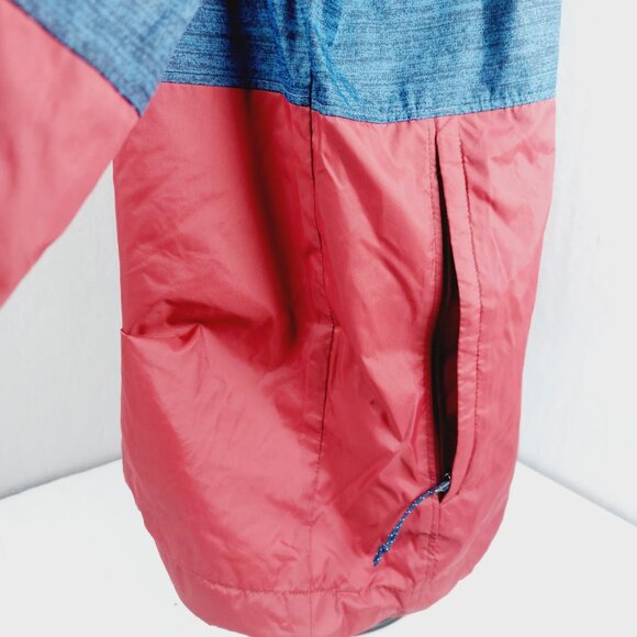 Columbia Men's Red Blue Heather Roan Mountain Trail Rain Jacket Size L - Picture 6 of 13
